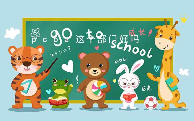 pcba这个部门好吗